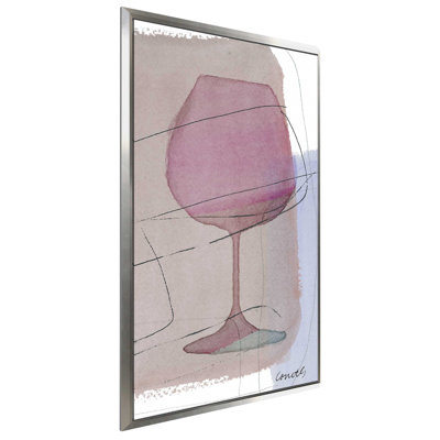 Glass Of Wine II by Lanie Loreth - Print on Canvas