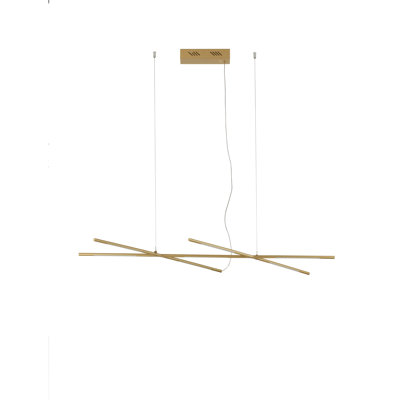 RACCIO 7 - Light Gold LED Unique/Statement Pendant
