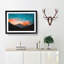 Sunrise over a Mountain - Picture Frame Painting Print-56705891-56705892