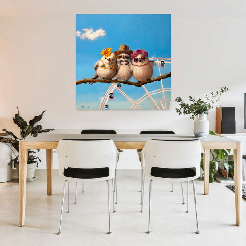 Art urbain contemporain Coachella Trio, H 36 po x l 36 po