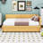 Linen Upholstered Daybed with Trundle-1873308359-1873308358