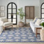 Tapis intérieur / extérieur bleu Aloha-999074822