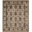 Silver Screen Hand Knotted Wool Area Rug in Ivory-50943481