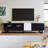 TV Stand  80'' TV With Double Storage Space, Media Console Table, Entertainment Center With Drop Down Door  , , Home Theatre-912347832