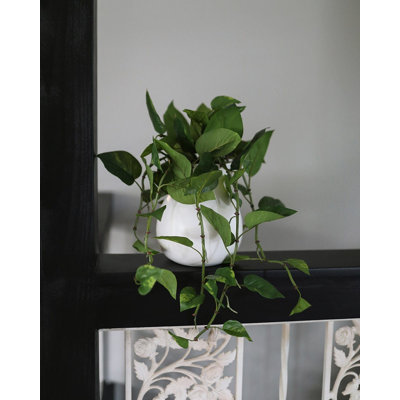 Artificial Plant Hanging Pothos 22"