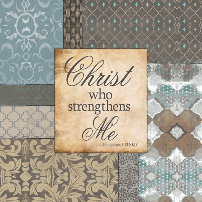 Christ Strength 3 - Wrapped Canvas Print