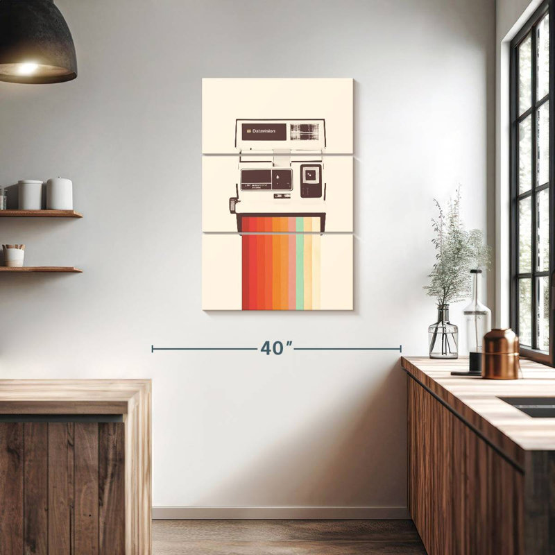 Senne Instant Camera Rainbow, 38" H x 24" W