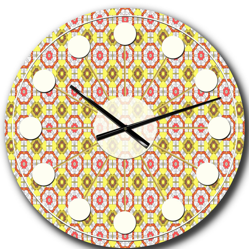 Horloge murale rétro Mid-Century, Grand