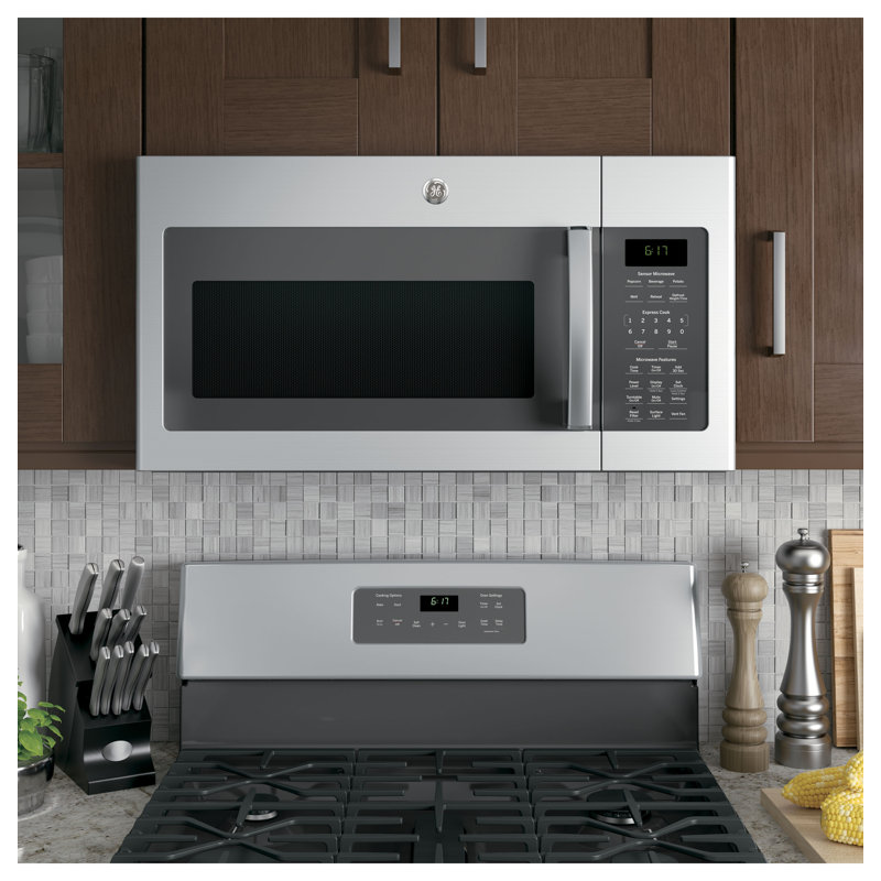 GE® 1.7 Cu. Ft. Over-the-Range Sensor Microwave Oven, Stainless Steel