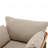 36" Rope Iron Lounge Chair with Cushions