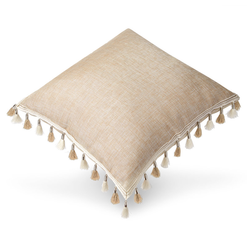 Africa Trimmed Tassels Throw Pillow