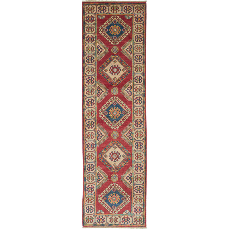 Tapis zone en laine de couloir 2 pi 8 po x 9 pi 9 po "one-of-a-kind" à main noué la 2010 ushak Ochlocknee
