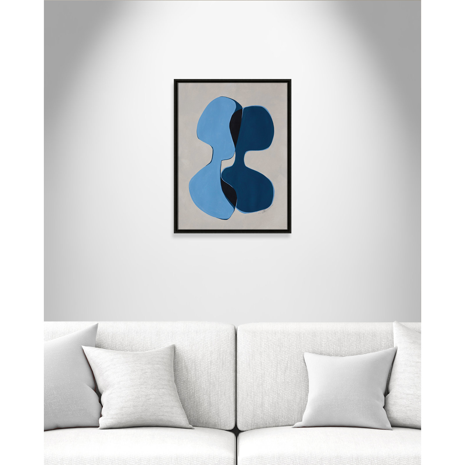 In Unity Collection "In Unity I" Print, Espresso Framed, 25.5" H x 19.5" W x 2" D