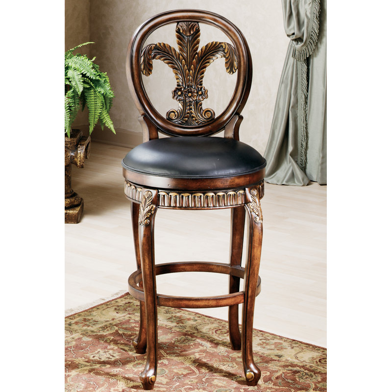 Tabouret de bar et de comptoir pivotant Olivos, Tabouret de bar (siège d'une hauteur de 30 po)