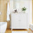 White Double Door Storage Cabinet