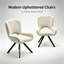 Ensemble de 2 chaises en tissu