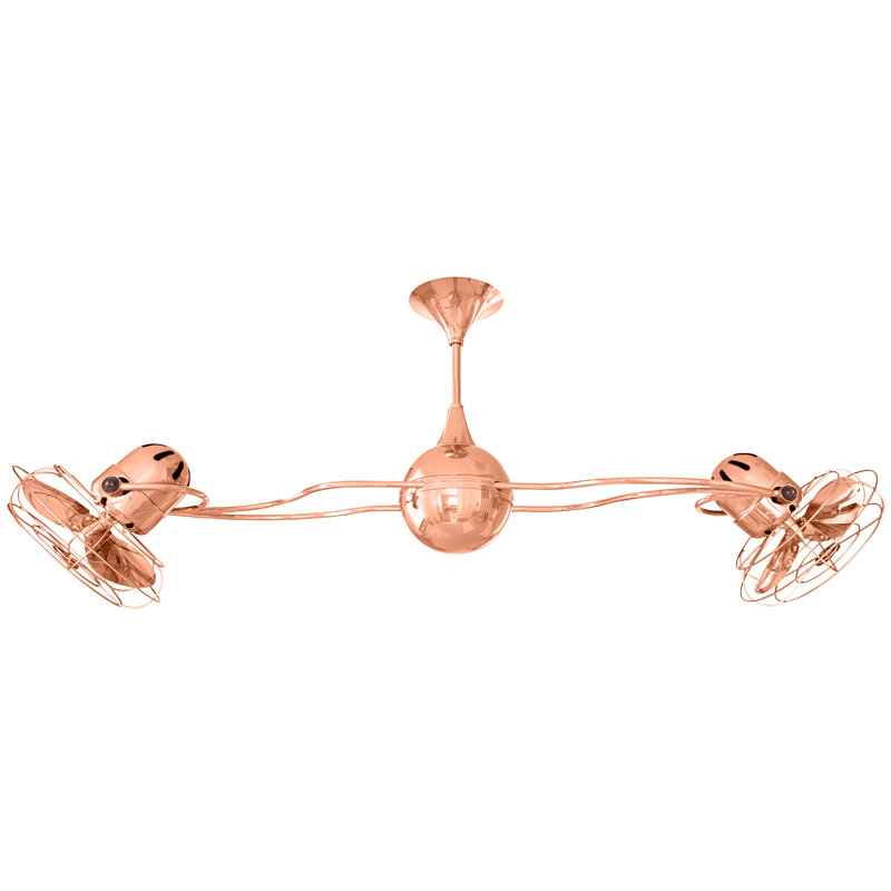 Italo Ventania 13'' Ceiling Fan, Polished Copper