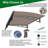 Door Window Awning Canopy Made Of  0.137 Inch Thick Crystal Solid Polycarbonate Sheet And Aluminum Alloy With Valance-112604881-112604878