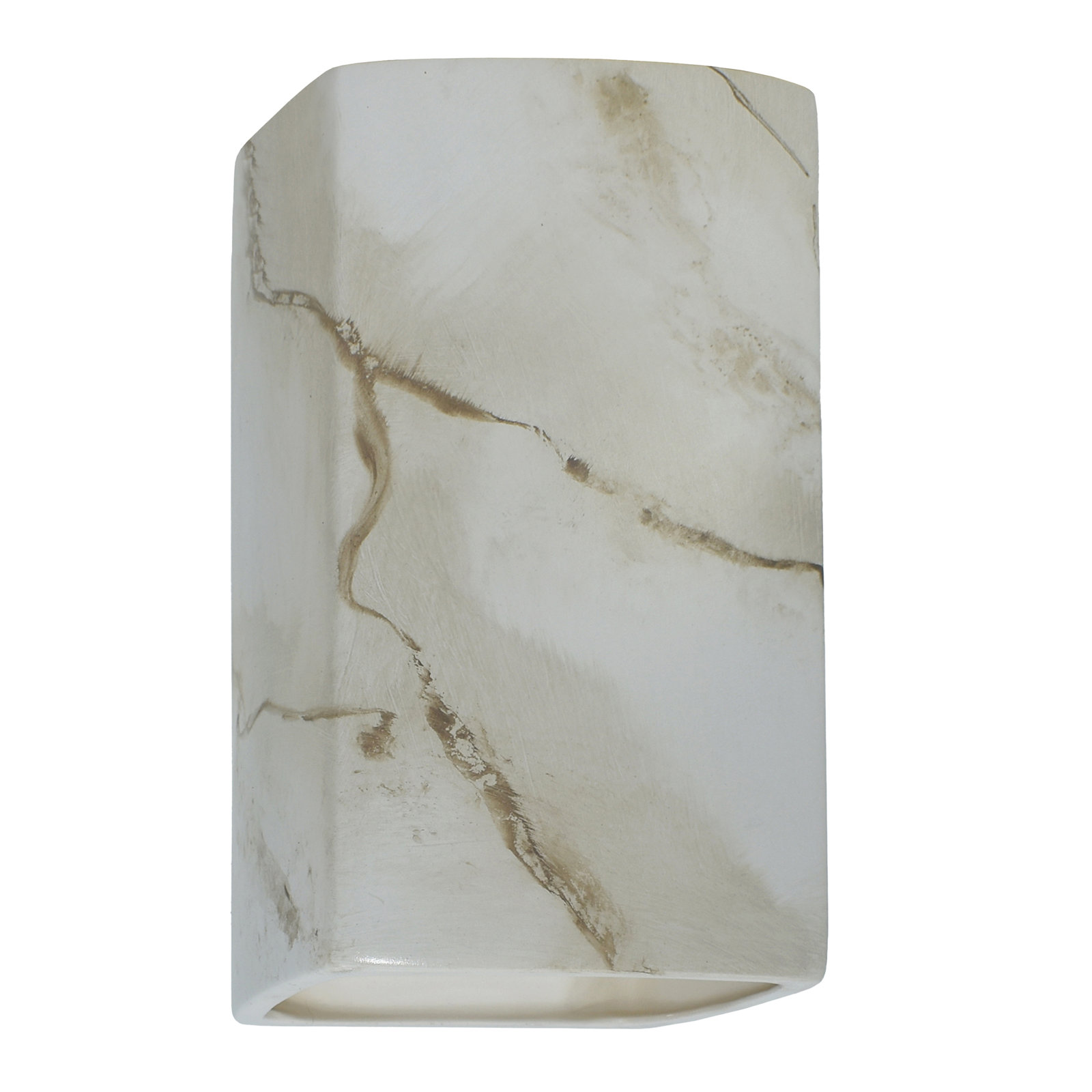 LED, White/Beige, 13.5" H x 7.25" x 4" D