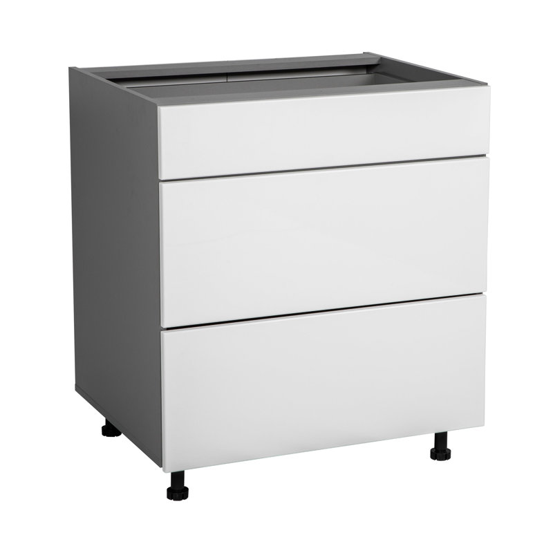 34,5 po H panneau de particules standard prêt à assembler, Blanc lustré, H 34,5 po x l 24 po