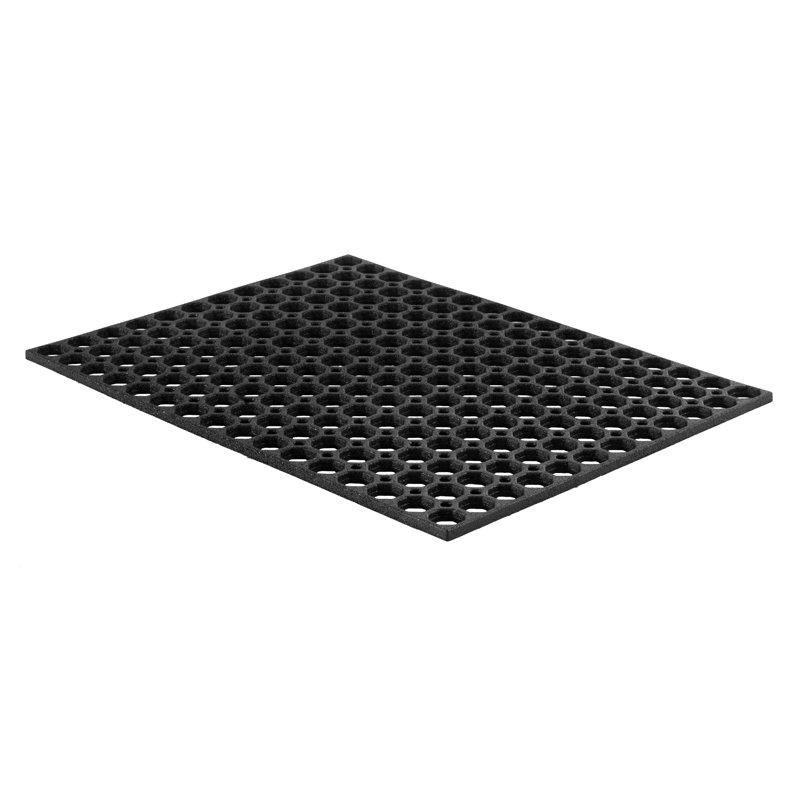 Ranite Non-Slip Geometric Doormat, 80cm W x 60cm H