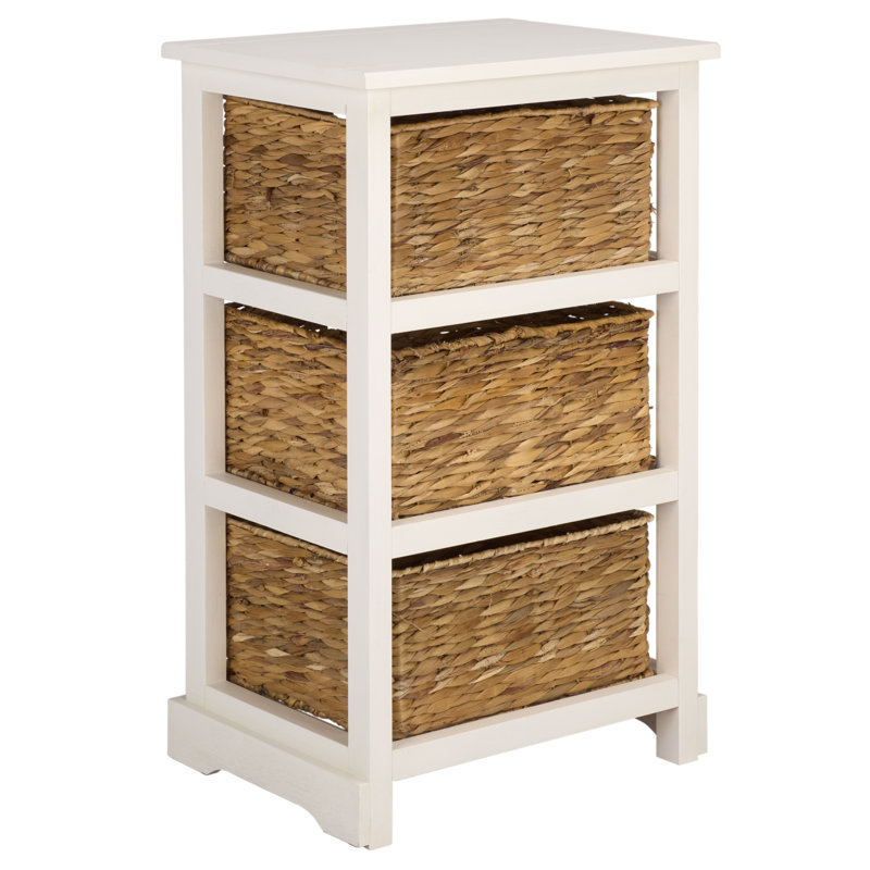 Painswick 3 - Drawer End Table with Storage, Ivory