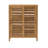 Ayden Solid Bamboo Wood Freestanding Bathroom Cabinet
