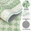 Tapis à bordure géométrique lavable à la machine-133491813-133491816