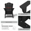 Chaise Adirondack pliante Delman-62551859
