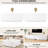 Elegant White Tv Stand & Coffee Table Pair, Dual - Purpose Center With Arched Drawer Style, Flexible Furniture For Home Organization Needs, 8 Spacious Drawers Keeping Neat, Crafted From And Ensemble,