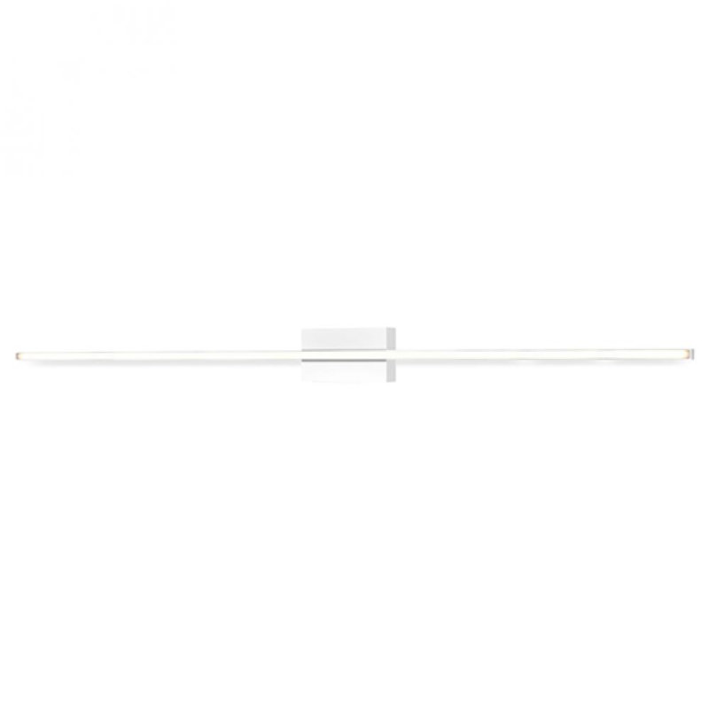 White Aluminum 24'' Dimmable LED Wall Sconce