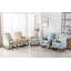 Chaise berçante rembourrée Abigial