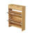 2-Drawer 2-Tip-Down Drawer Slatted Shoe Cabinet-1644791381