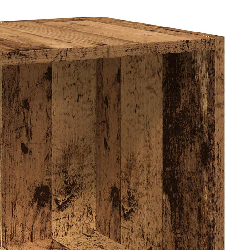 Amasya 33cm W Bookcase, Reclaimed Wood, (4 shelves) 165cm H x 33cm W x 33cm D