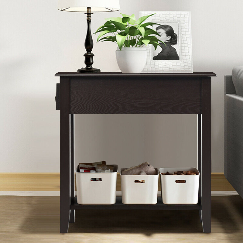 Annalucia 24'' W Nightstand, Espresso