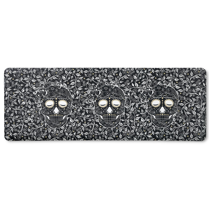 Tapis de couloir antidérapant FIESTA, Noir / Blanc / Beige