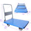 Chariot de bureau robuste et pliable - Plateforme d'une capacité de 660 lb avec poignée pliable pour le transport de fichiers