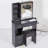 29.2" Small Size Desktop LED Light Vanity Table and Cushioned Stool-247778753