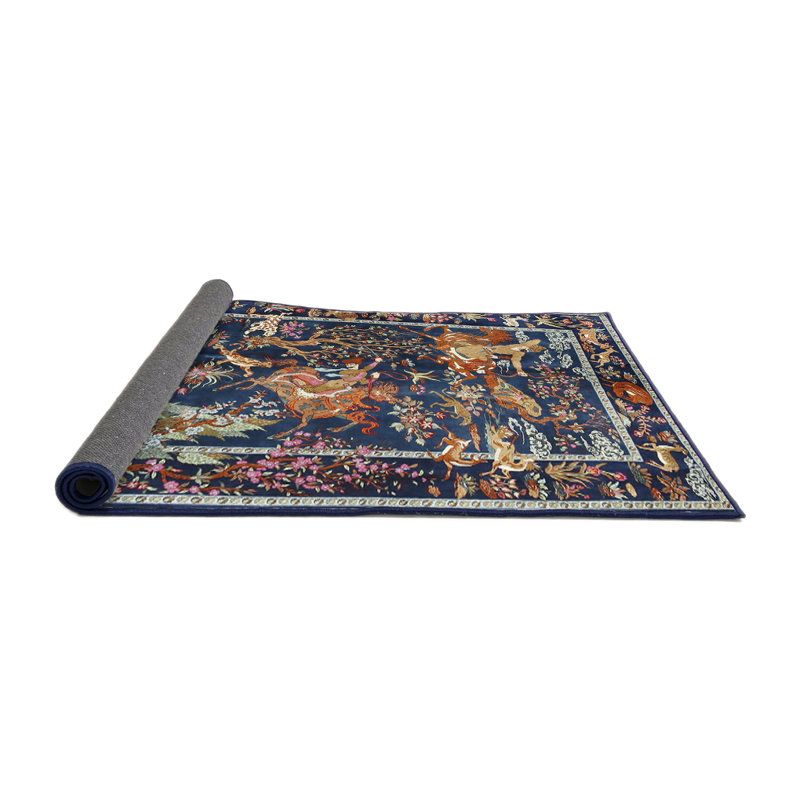 Floral Indoor Rug, Round 5'