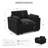 Knopp Velvet Comfort Rest Single Sofa-795805013