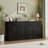 Marta Shaker Black Accent Cabinet with Drawer— 31.5"W x 15.7"D x 31.5"H-124959735