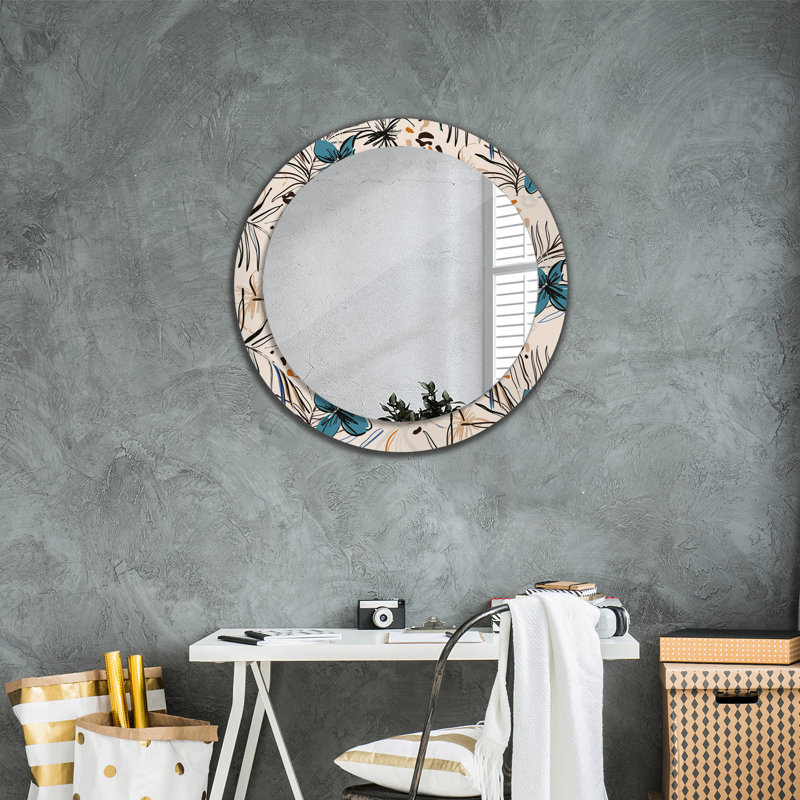 Huldar Glass Flat Wall Mirror