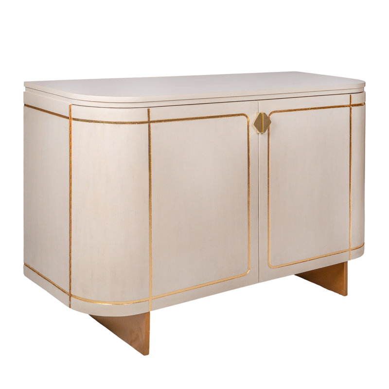 Buffet en bois massif de 50,5 po de large Franklin