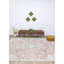 Tapis rouge à motif oriental Oistan