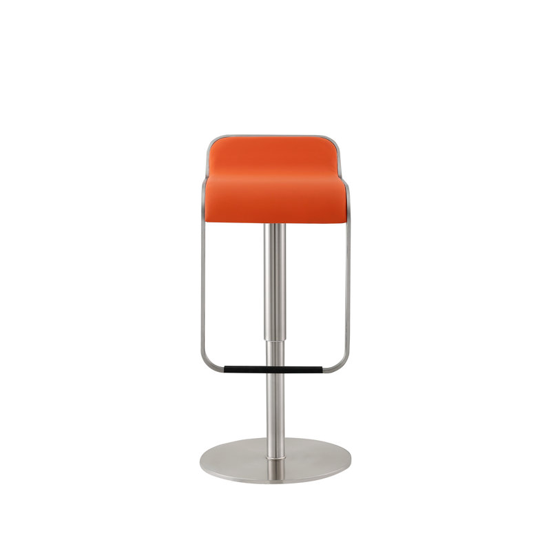 Tabouret à hauteur réglable Silvestr, Orange