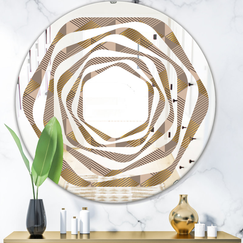 Miroir mural Whirl DesignVI, H 24 po x l 24 po