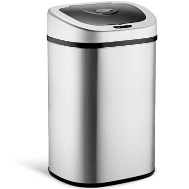  Les Collectors - Kitchen Pedal Bin - Stainless Steel - Large  Capacity 40 L, Metal, Noire, 40 L : Home & Kitchen