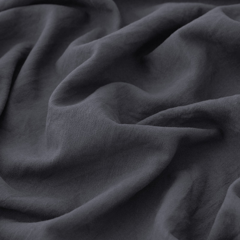  Bedsure Duvet Cover Full Size with Fitted Sheet - 4 Pieces Prewashed Cotton-Like Extra Soft Bedding Set, Dark Gray
