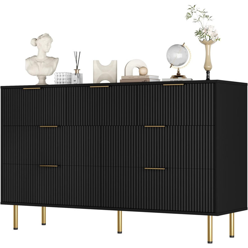 Commode 7 tiroirs, Black 1