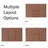 Deck Tiles - 6-Pack Wood Plastic Composite Interlocking Patio Tiles - 5.8SQFT Outdoor Flooring for Balcony, Porch, and Garage by Pure Garden-69779742